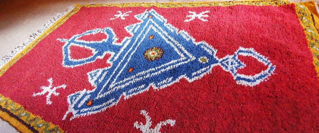 The carpet, symbol of Berber culture