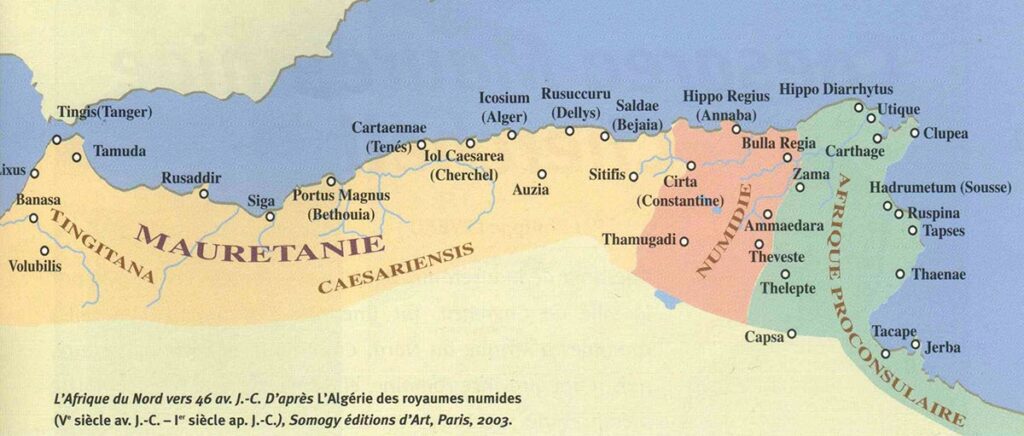 North Africa around 46 BC