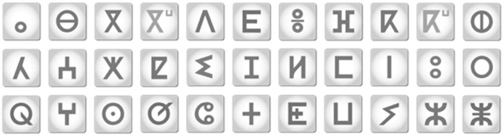 Alphabet Tifinagh by IRCAM