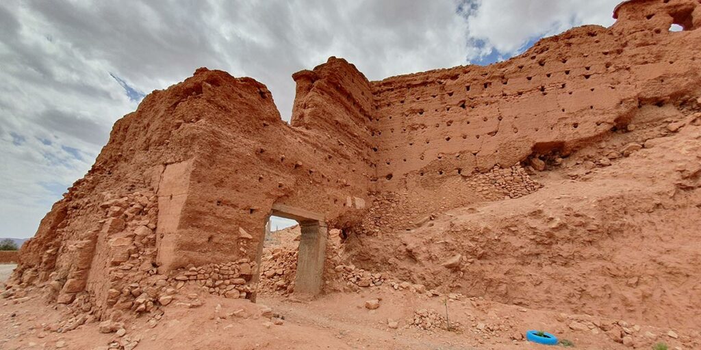 The ruins of Tasgedlt today in Tadula near Ouarzazate