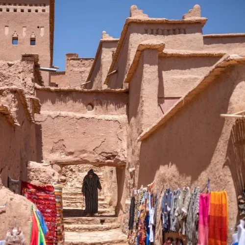 Lanes of Aït Ben Haddou — Photograph by A. Azizi