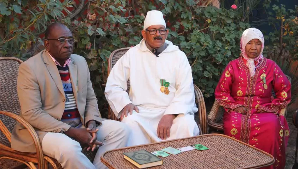 Mouloud Jghou, Abderrahmane Moussa and Fatoma Ghouate brought together by Sudestmaroc.com.
